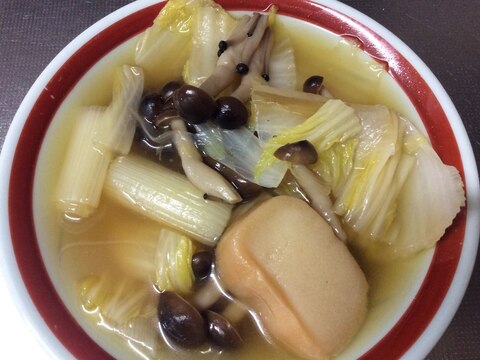 手抜き鶏ガララーメンスープ鍋